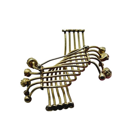 Vintage MCM Wire X Brooch (A997) - Etsy Vintage MCM Wire X Brooch (A997)